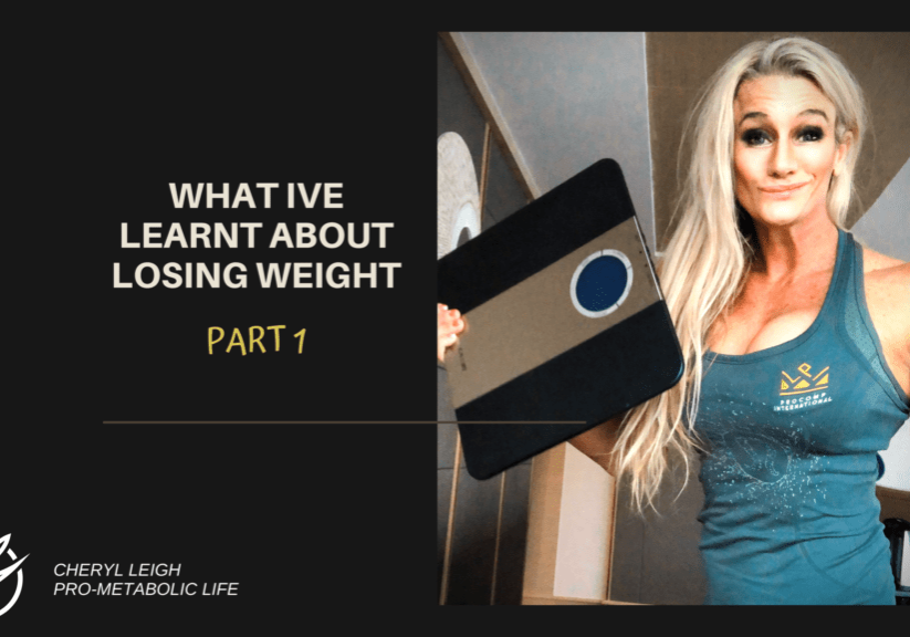 WHAT I KNOW ABOUT LOSING WEIGHT
